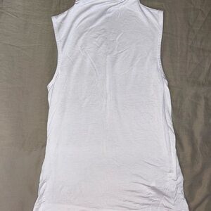 Christian Siriano‎ Women’s XS White Rayon-Spandex Sleeveless Top
